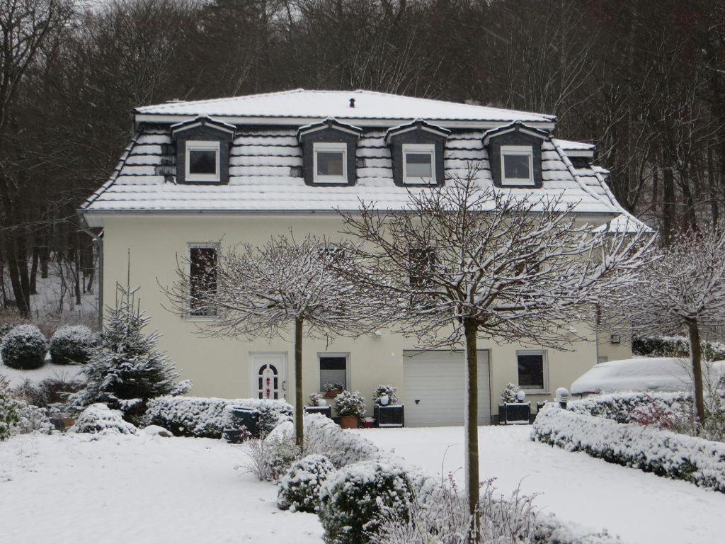Weisses-Haus-Am-Kurpark-Fewo-Bergblick Bad Suderode Exterior foto